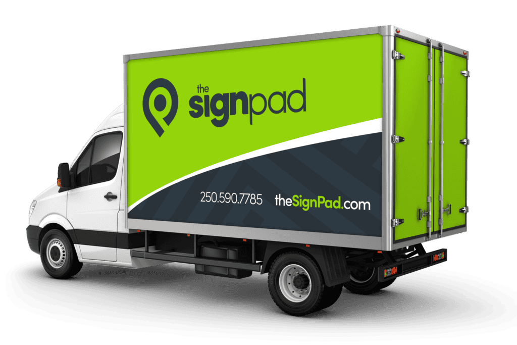Full cube van wrap by The Sign Pad Victoria BC