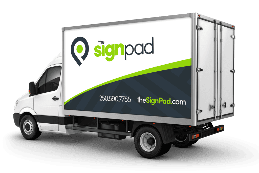 Half cube van wrap by The Sign Pad Victoria BC