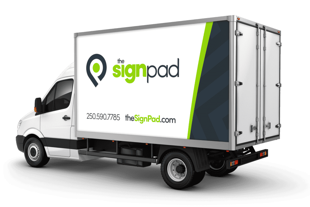 Quarter cube van wrap by The Sign Pad Victoria BC