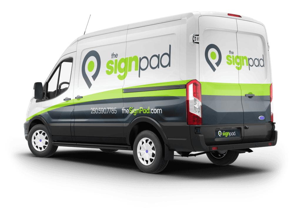 Half van wrap by The Sign Pad Victoria BC