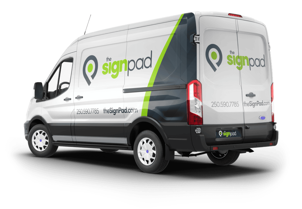 Quarter van wrap by The Sign Pad Victoria BC