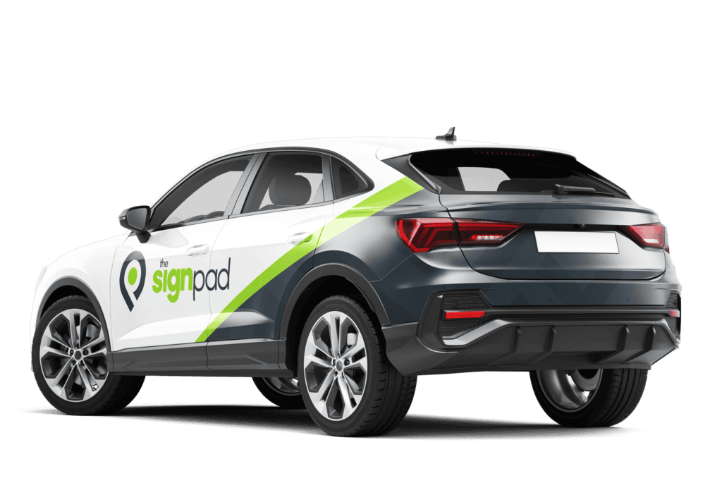 Half SUV wrap example by The Sign Pad Victoria BC