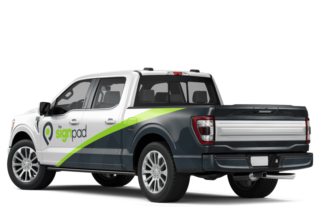 Half truck wrap by The Sign Pad Victoria BC