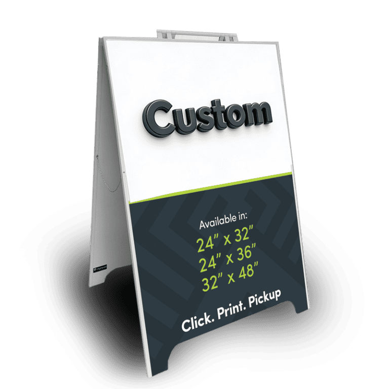 Custom sandwich boards by The Sign Pad Victoria BC