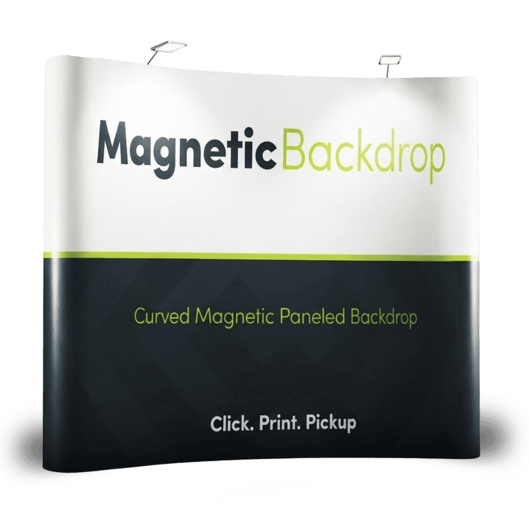 Magnetic backdrop display by The Sign Pad Victoria BC