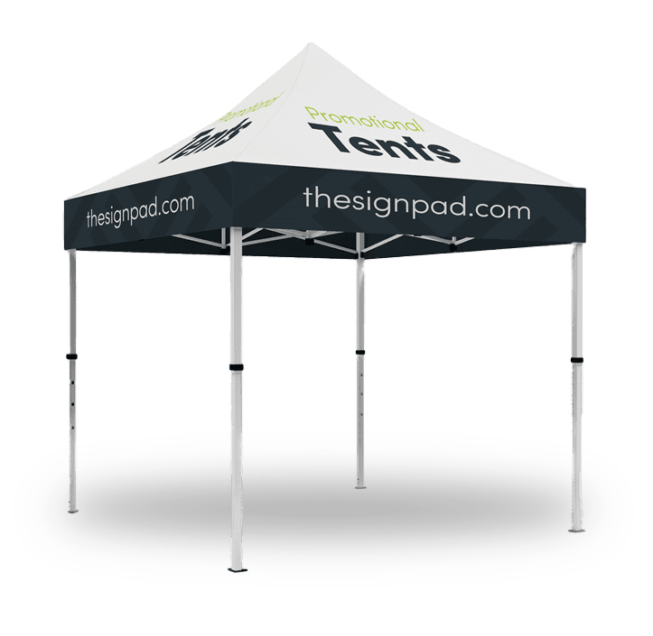 Custom promotional tent by The Sign Pad Victoria BC