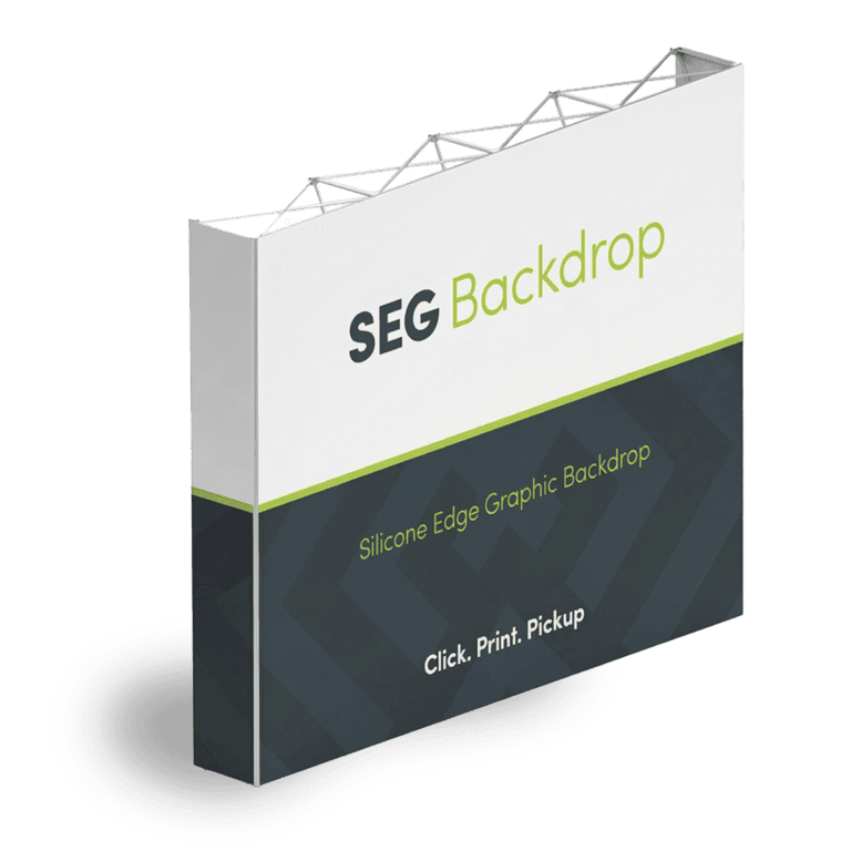 SEG fabric backdrop by The Sign Pad Victoria BC