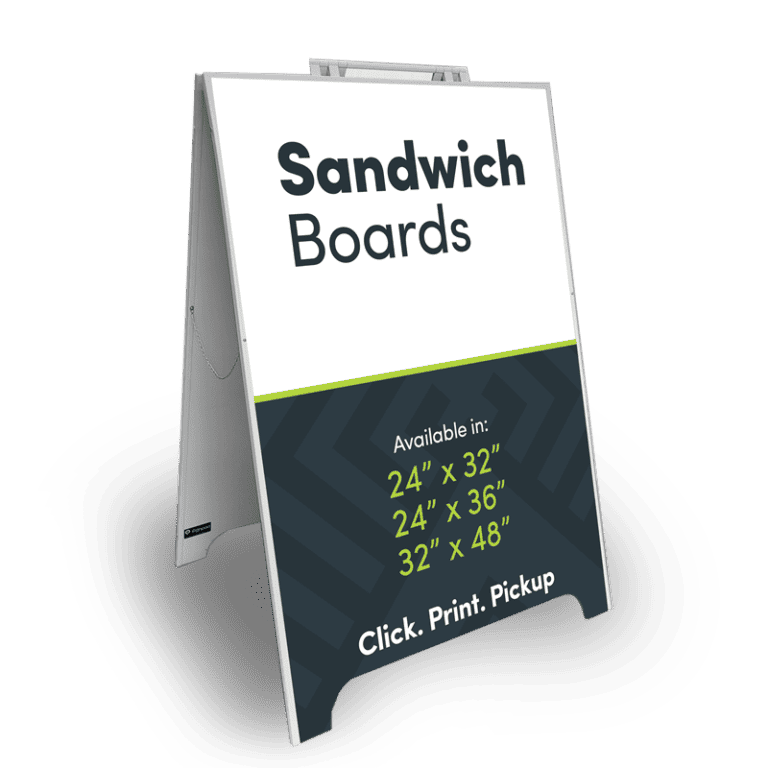 PVC sandwich board sign by The Sign Pad Victoria BC