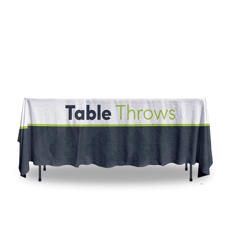 Custom table throw by The Sign Pad Victoria BC