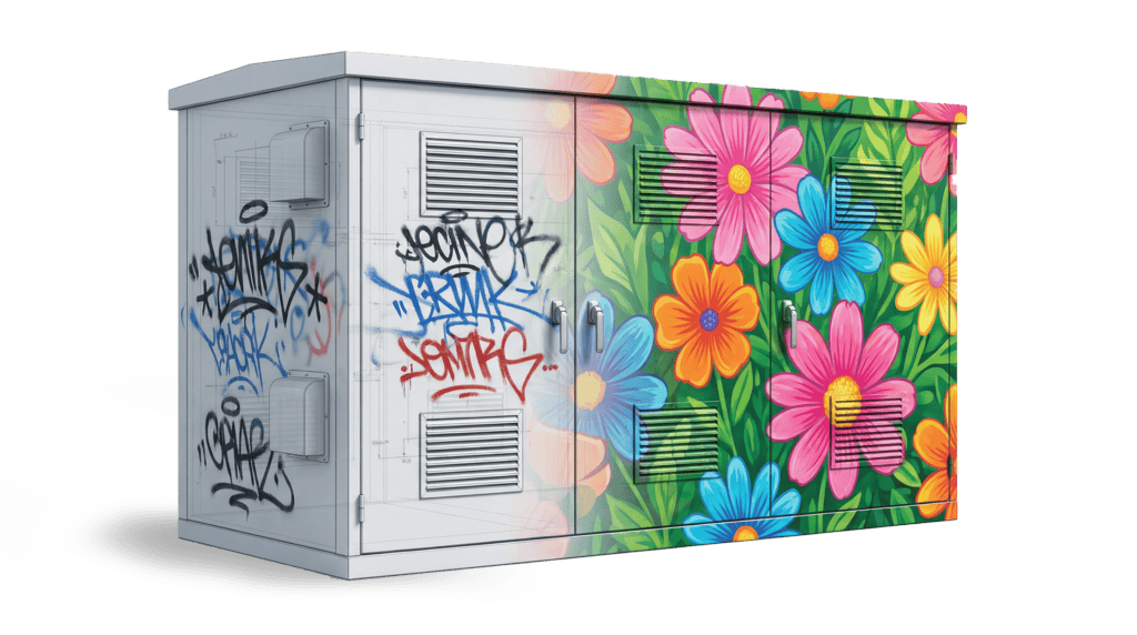 Utility box wrap services by The Sign Pad Victoria BC