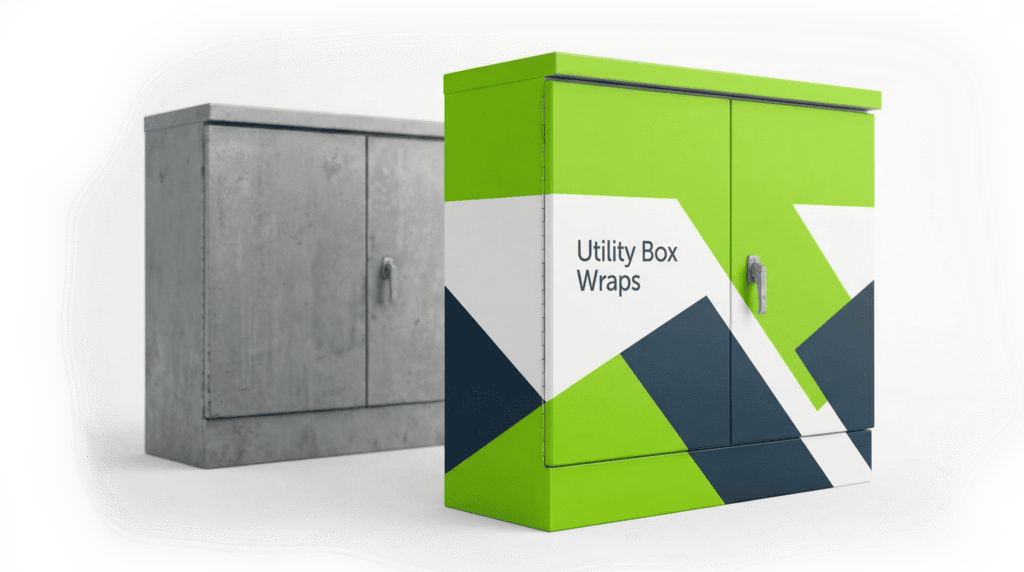 Utility box wrap in Victoria BC by The Sign Pad