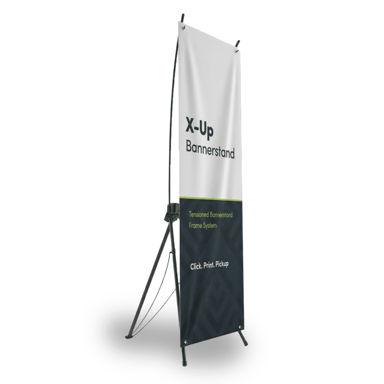 X-frame banner stand by The Sign Pad Victoria BC