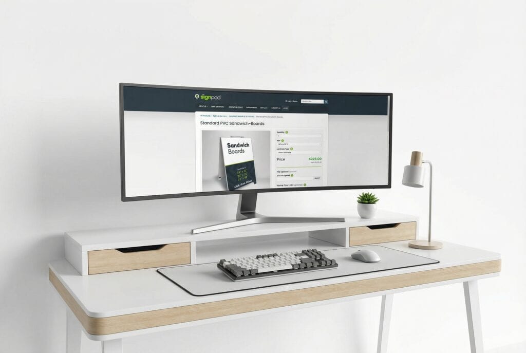 The Sign Pad online webstore for custom signs Victoria BC