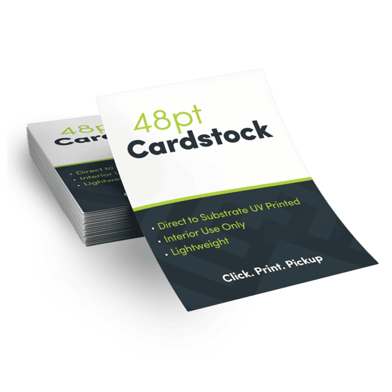 Cardstock printing by The Sign Pad Victoria BC