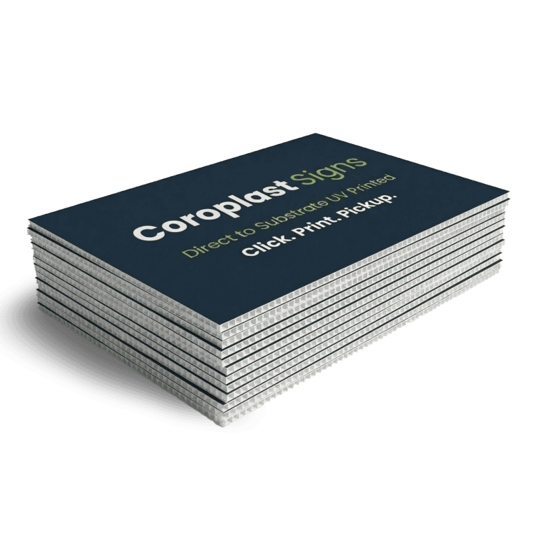 Coroplast corrugated plastic sign by The Sign Pad Victoria BC