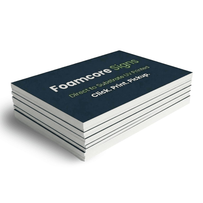 Foamcore sign by The Sign Pad Victoria BC