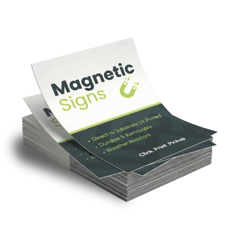 Magnetic sign by The Sign Pad Victoria BC