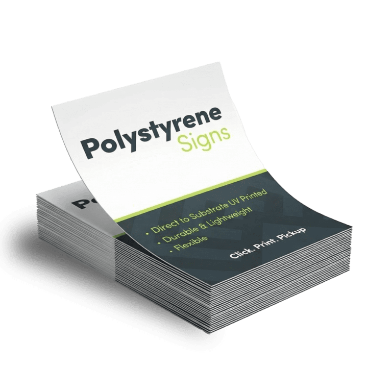 Polystyrene sign by The Sign Pad Victoria BC