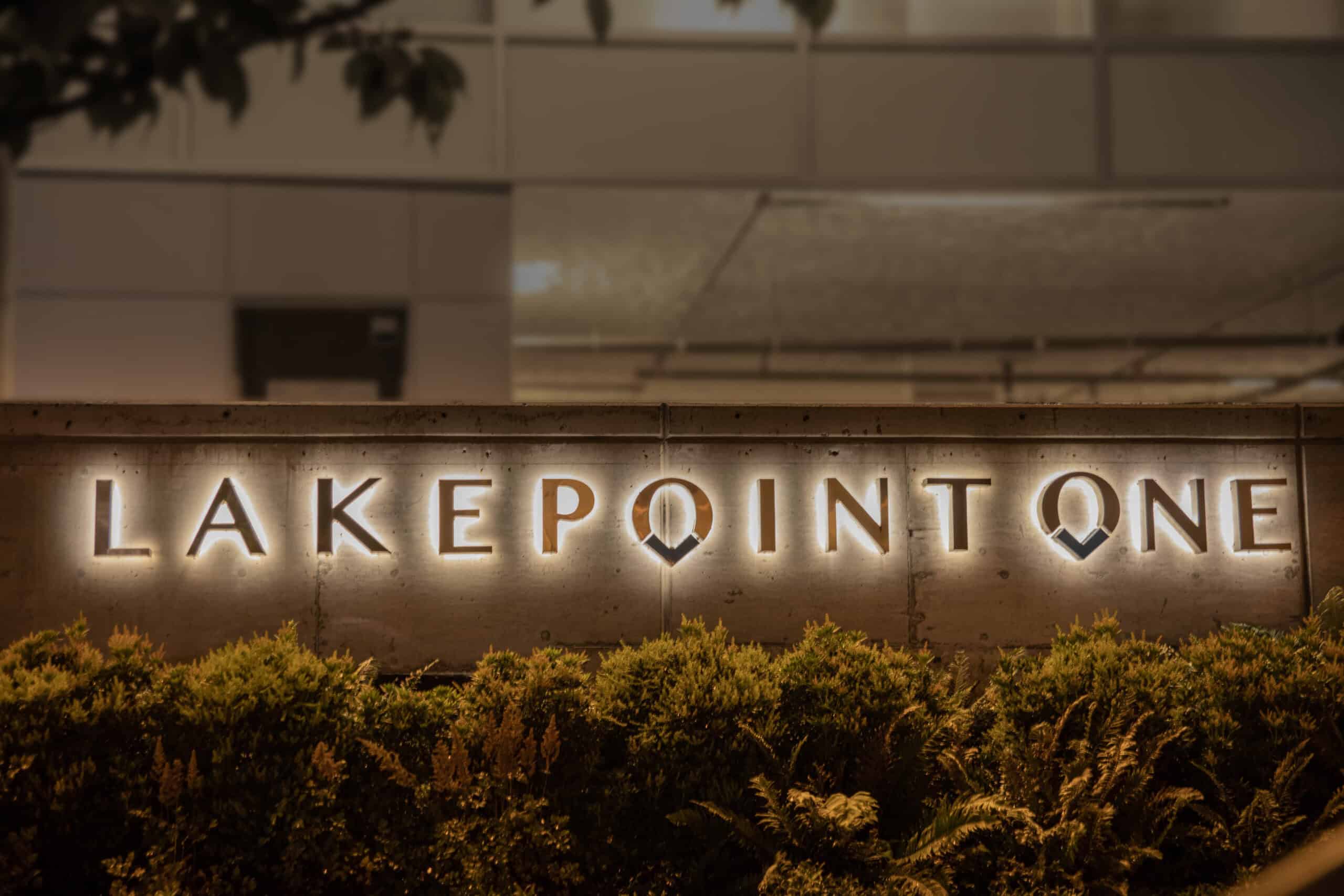 Lakepoint One Condos signage by The Sign Pad in Langford BC