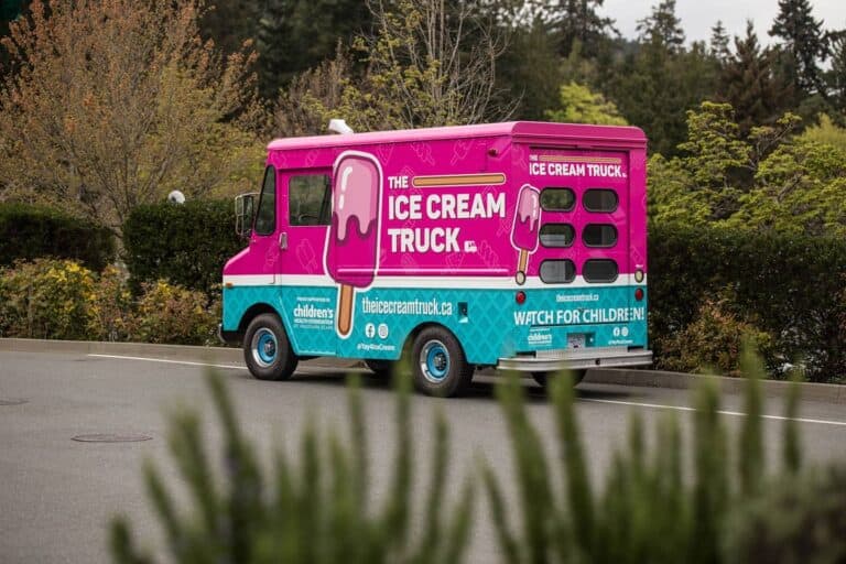 The Ice Cream Truck full vehicle wrap - Vehicle Wraps - The Sign Pad Victoria BC
