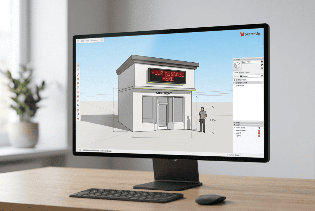Electronic message boards for storefronts and vehicle wraps in Victoria. Custom digital signs to enh.