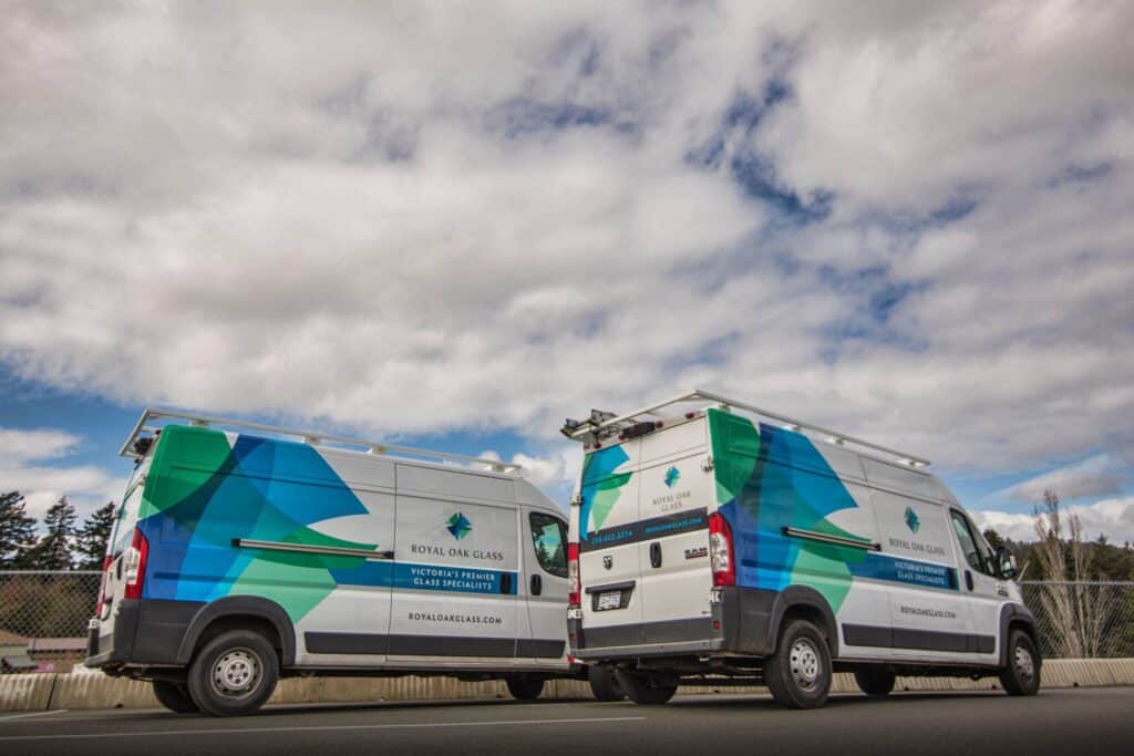 Custom vehicle wraps for business branding in Victoria, featuring vibrant and durable designs.