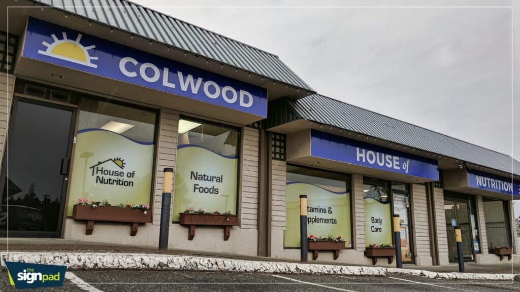 Custom signs and vehicle wraps for Colwood business in Victoria.