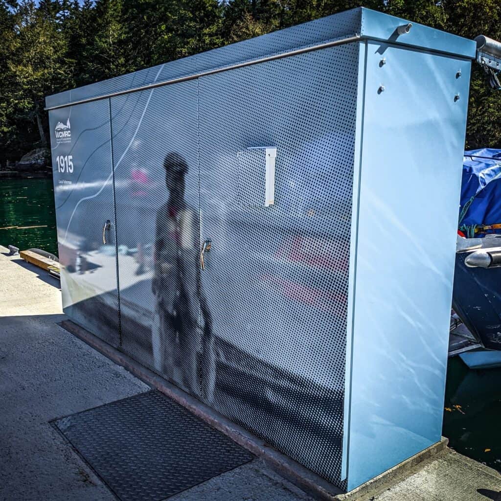 Custom sign and vehicle wrap sign pad in Victoria with reflective surface.