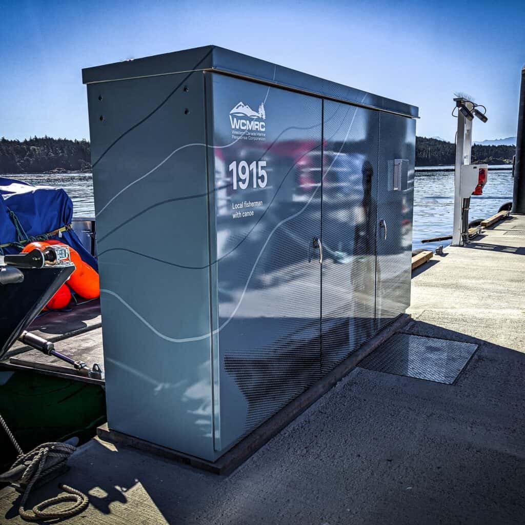 Sign Pad with WCMRC logo and "1915 Local Fishermen" text.