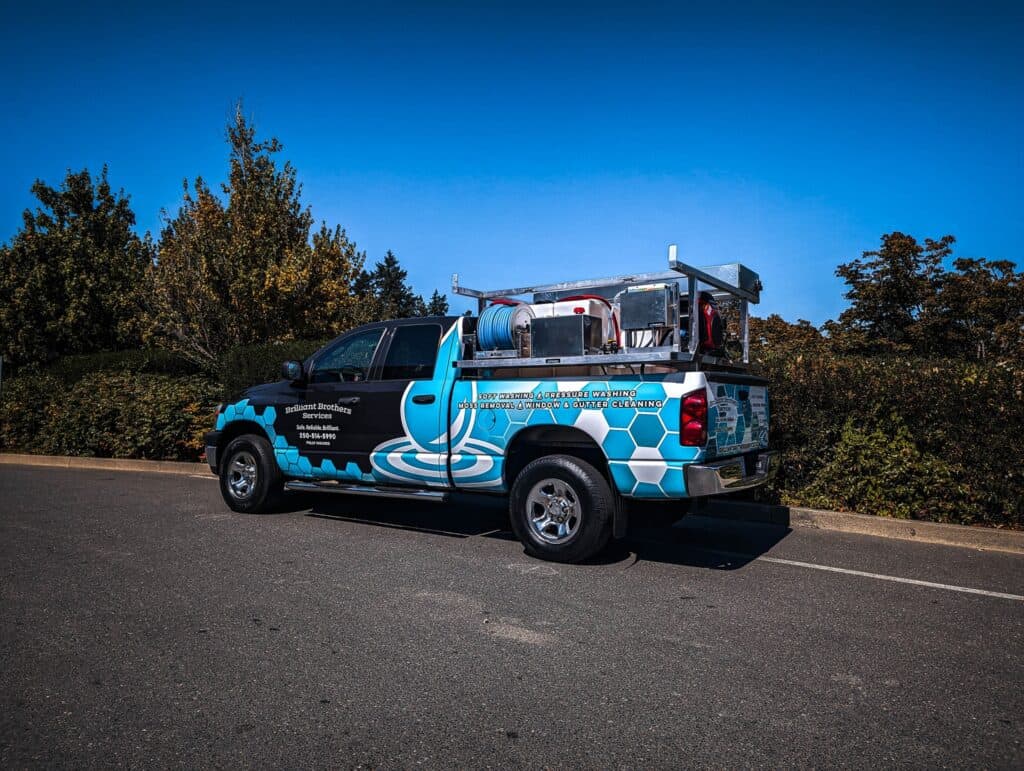 Vehicle wrap with custom signage for Sign Pad in Victoria.